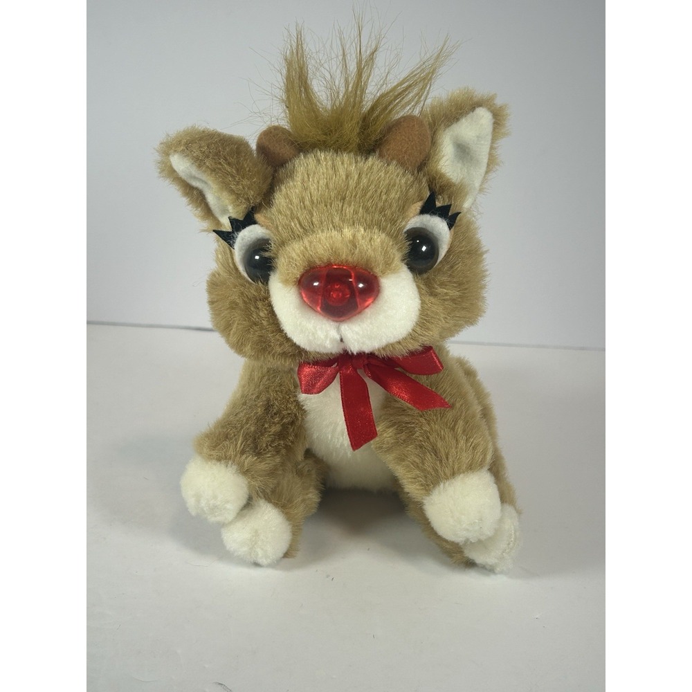 Vintage 1993 Applause Rudolph Plush Duracell Promo Rudolph Red Nosed Reindeer